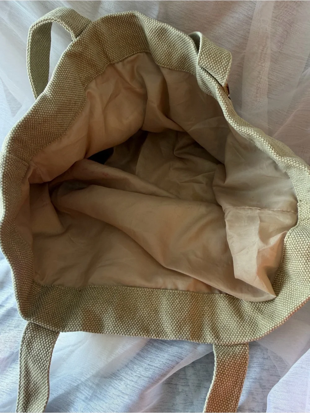 Michael Kors Olive Canvas Tote with Gold-Tone Hardware